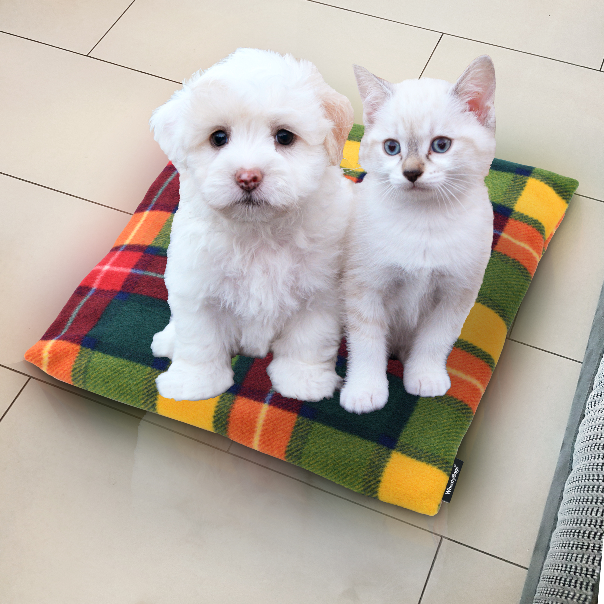 Wheat Bags for Pet Warming with Microwave Heat Packs and Hot Water Bottles from WheatyBags®
